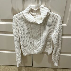 White Turtleneck Sweater